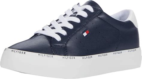 tenis tommy hilfiger azul marino con blanco